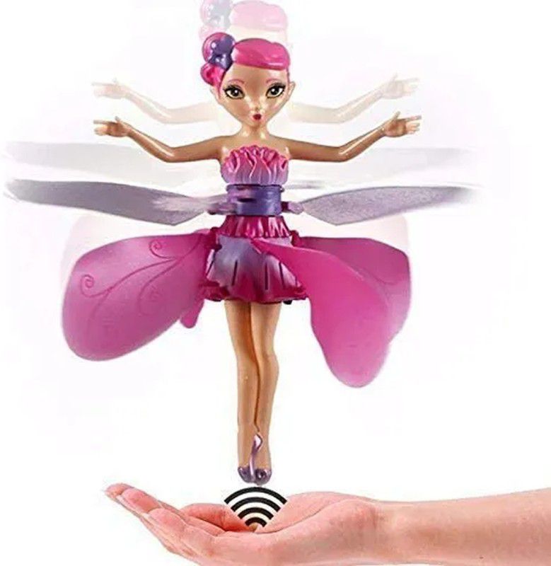 SellRider Flying Doll Dancing Fairy Motion Sensor Magic Flying Fairy Baby Girl Kid Doll  (Pink)