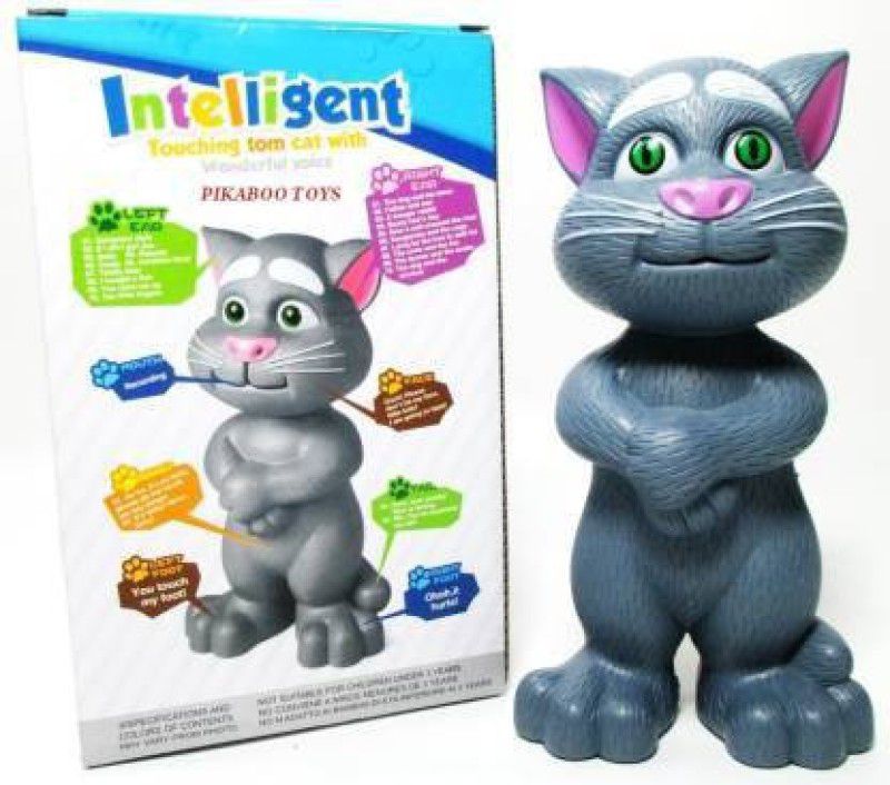RIGHT SEARCH TALKING TOM TOY CAT-09  (Grey)