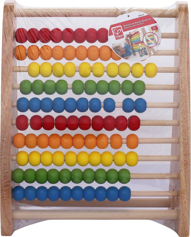 Hape Rainbow Bead Abacus Set  (Multicolor)