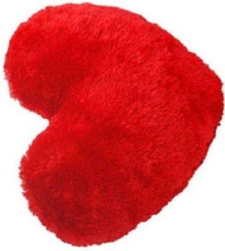 BestLook Collection Red Heart Shaped Super Soft Toy Décor Cushion Pillow for Love Girl Gift - 25 cm  (Red)