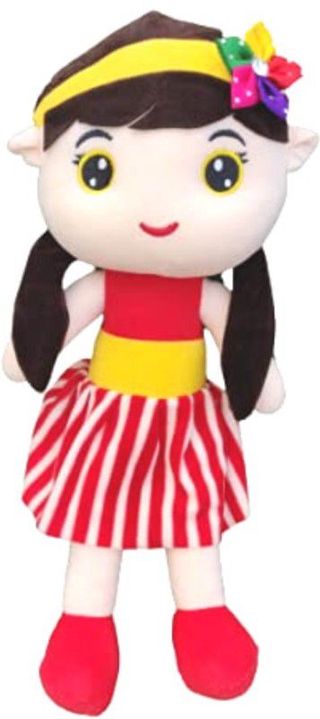 Liquortees Super soft sofia doll gift for girls birthday - 35 cm  (Red)