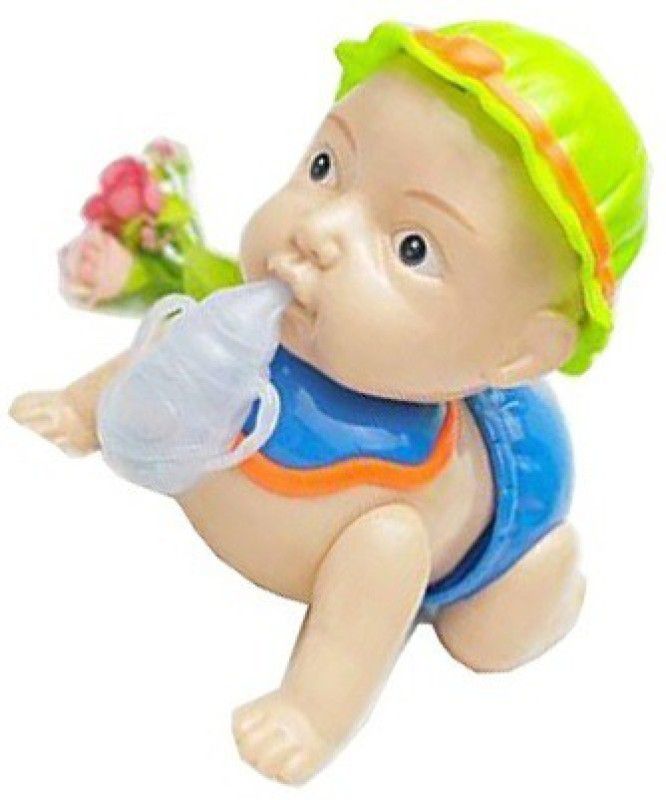 Alafi Best The Best Runing and Weeping Naughty Baby Crawling Toy A2 for little babies.  (Multicolor)
