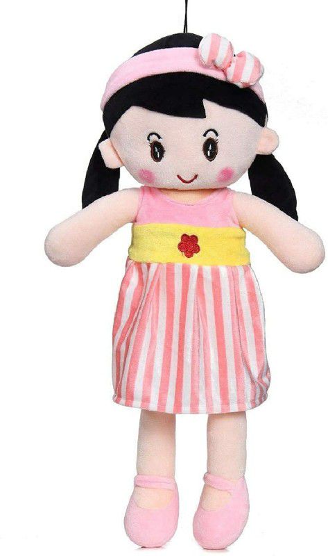 Liquortees Soft Doll Stuffed Toys for Girls , Home Decor - 30 cm  (Pink)
