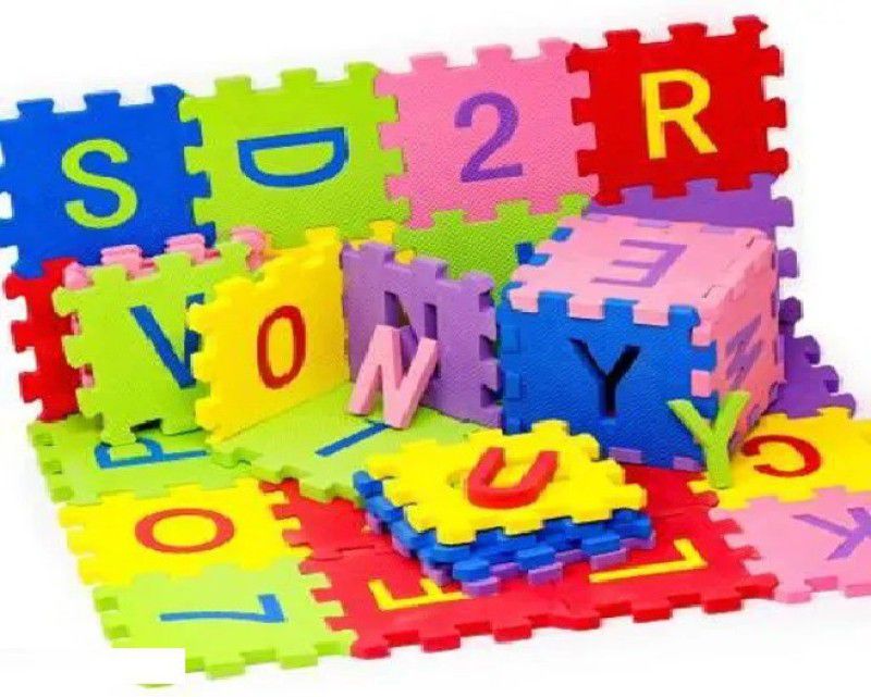 Top10 Alphabet mat for kids  (36 Pieces)