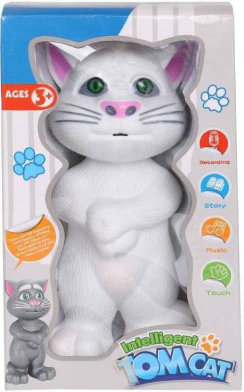 Just97 Talking Tom Cat with Touch Recording Story_Cat_69  (Grey)