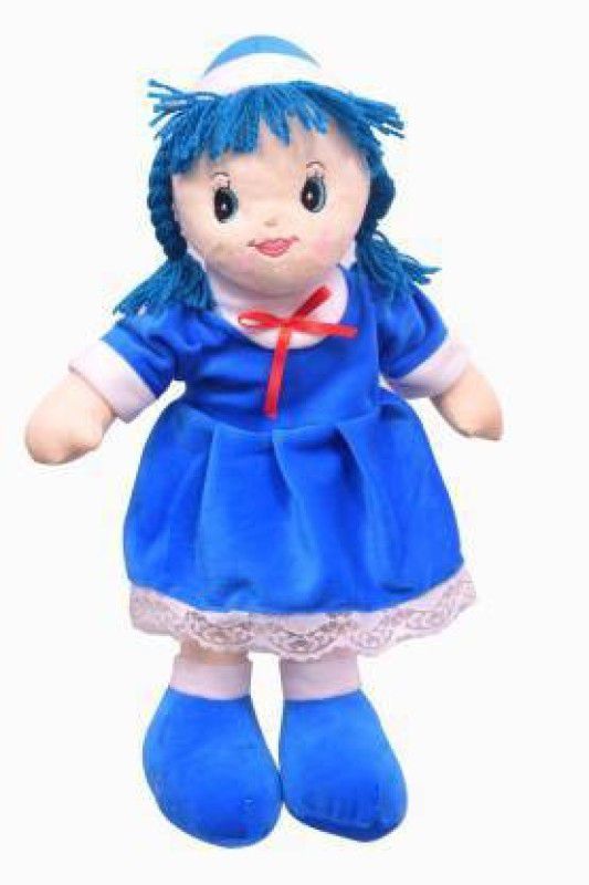 eTRIBO Hligh Quality Huggabe Cute doll For Girls Birthday - 45 cm  (Blue)