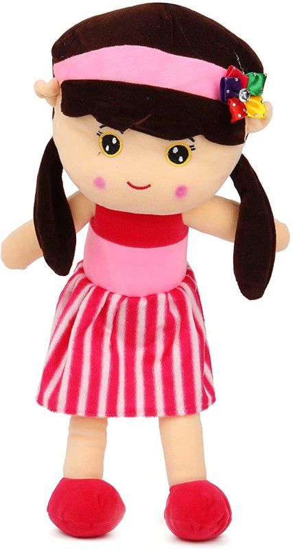 Prince Soft Toys Cute huggable doll pink Plush Stuffed Toy Soft Toys for girls/Kids - 50 cm  (Multicolor)