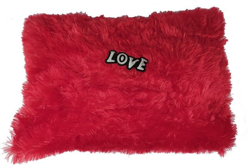 De-Ultimate (Size:32x22cm) Red Rectangular Pillow Love Cushion Soft Fur Stuffed Toy for Adult & Kids Birthday's, Valentine's Days, Special Occasional Surprise Gifts, Home Room Decoration, Car Decor Showpieces - 22 cm  (Red)