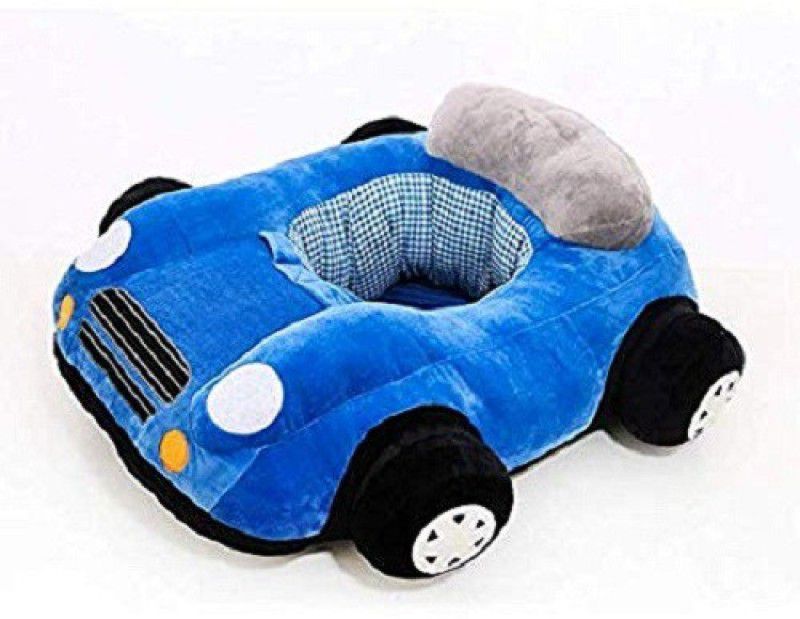 AVS Plush Toy Car Baby Car Sofa Toy Kids Bedroom Games - 55 cm  (Blue)