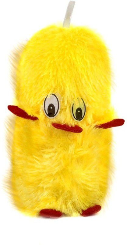 BIGWHEEL Pack of 1 (Size:12x24cm) Musical Duck Soft Fur Stuffed Toy for Girls & Boys Kids - 24 cm  (Yellow)