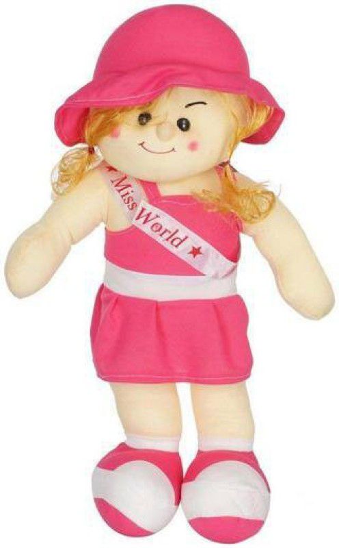 ATTRACTIVE Miss World Barbie Queen|Soft Doll for Baby Girl, Kids, Birthday gift, - 40 cm  (Multicolor)