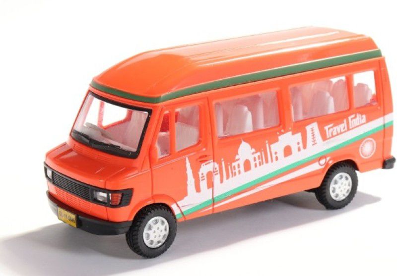 centy toys archit Travel india Bus for kids pull back 15cm  (Multicolor, Pack of: 1)