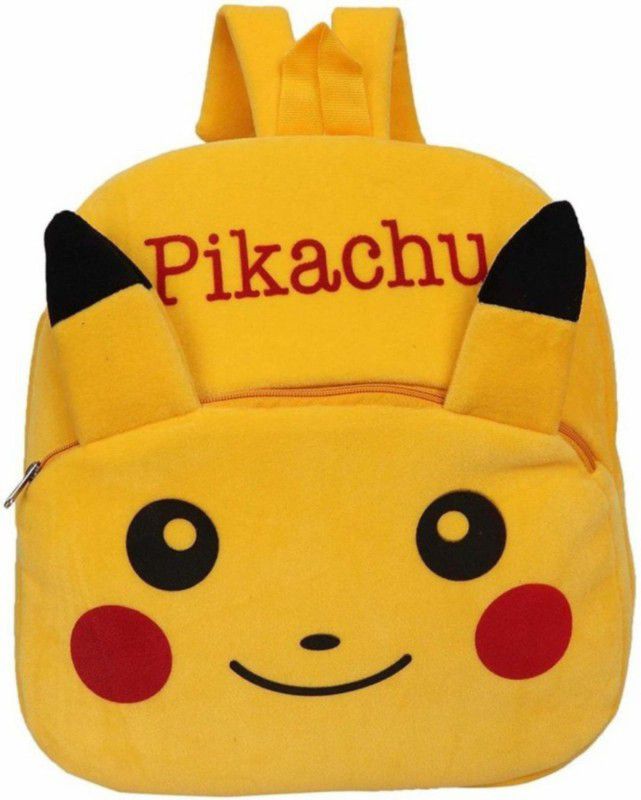 HappyChild Pikachu Premium Quality Soft Children, Kids, Baby, Velvet special BAG - 14 cm  (Yellow)
