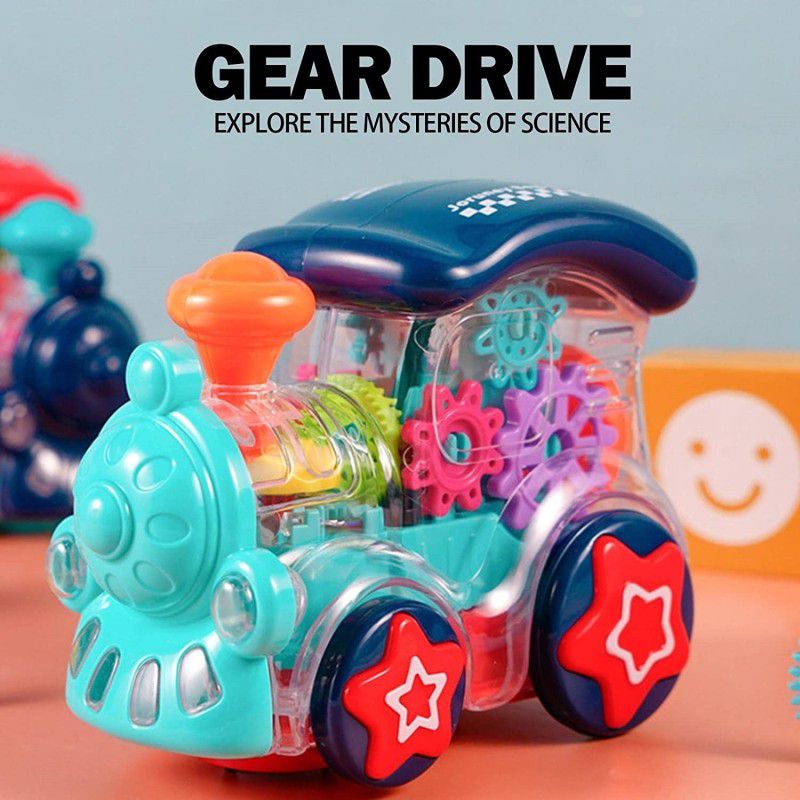 KTRS Engine Concept Musical and 3D Lights Kids Transparent Vehicle Toy  (Multicolor)