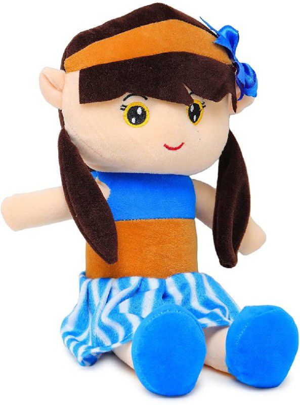 Liquortees Soft stuffed Huggable Beautiful Stuffed Soft Toy for kids/Girls Home Decor - 30 cm  (Blue)