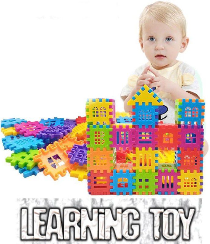 jYOKRi For preschool children 50 PCS Happy House Educational Learning  (50 Pieces)
