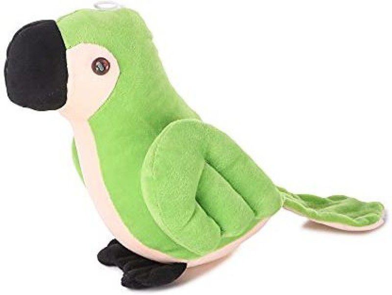 Miss & Chief by Flipkart Super Plush Sitting Parrot Soft Toy For Kids (Green)-26Cm - 26 cm  (Multicolor)