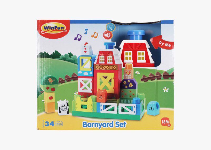 WINFUN I-Builder Barnyard Set  (Multicolor)