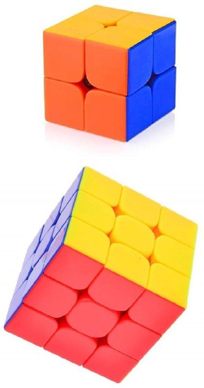 kitmeer Cube Combo of 2x2 & 3x3 high Speed Magic Cube (2 Pieces)  (2 Pieces)