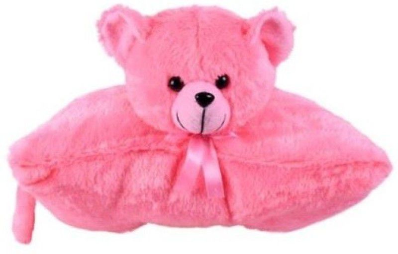 Frantic Premium Quality Baby Pink Teddy Pillow 2020 with 35 CM (Baby Pink Color) - 35 cm  (Baby Pink)