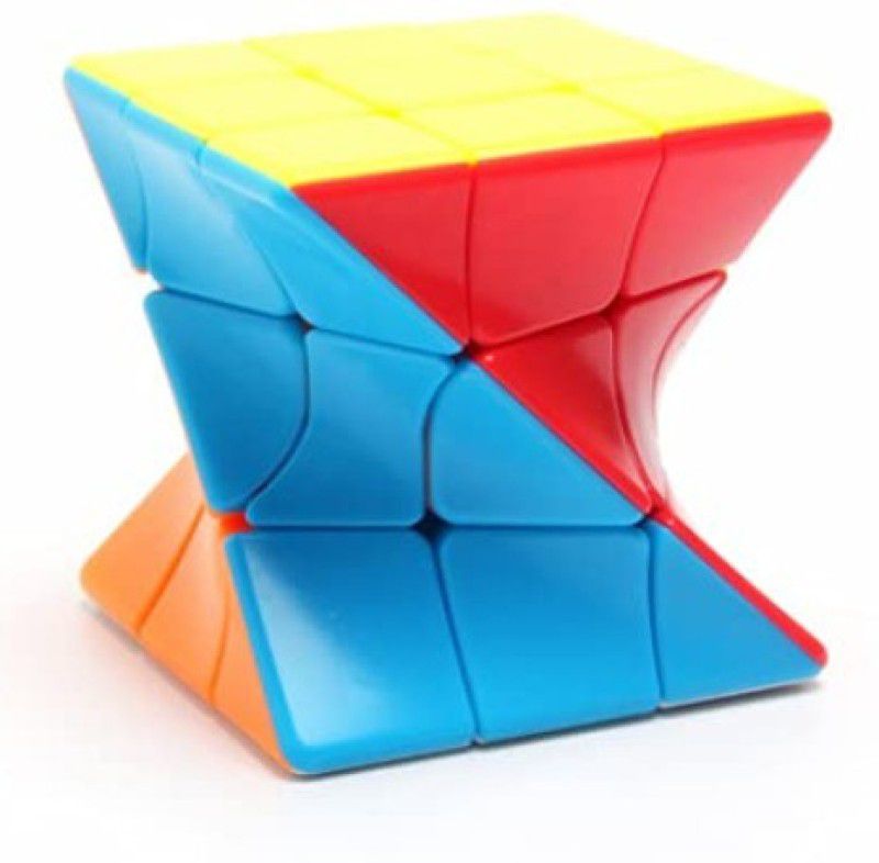 Intelligent Twisty 3x3 Stickerless Puzzle toy speed cube 9523  (1 Pieces)