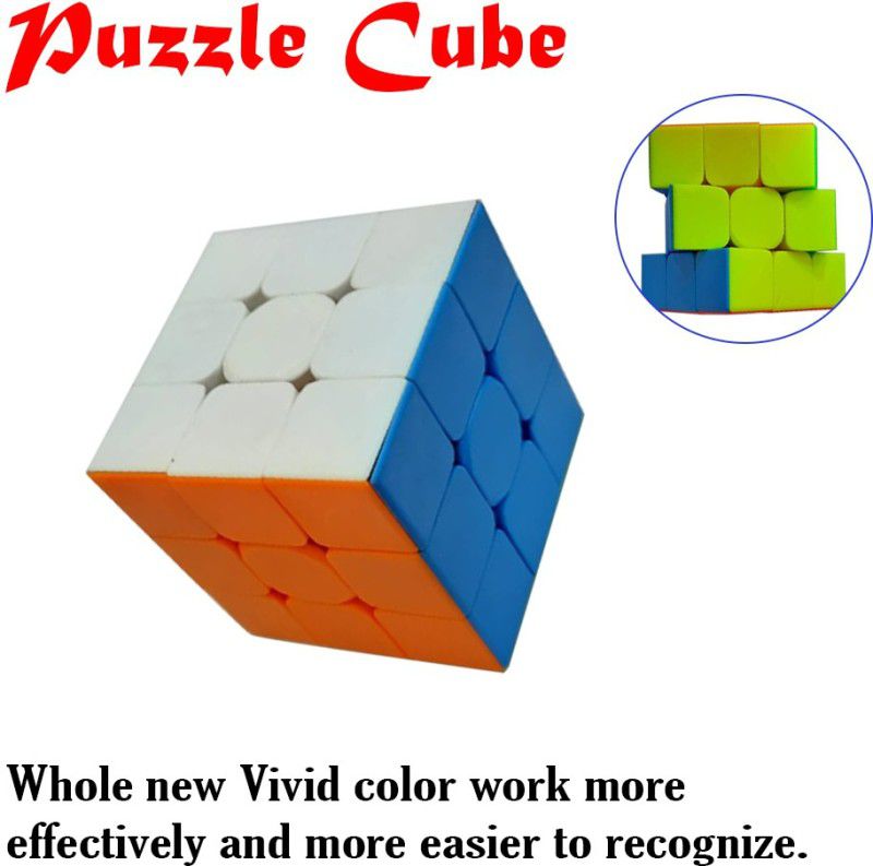 Poktum High Speed Magic,Stickerless cube  (26 Pieces)