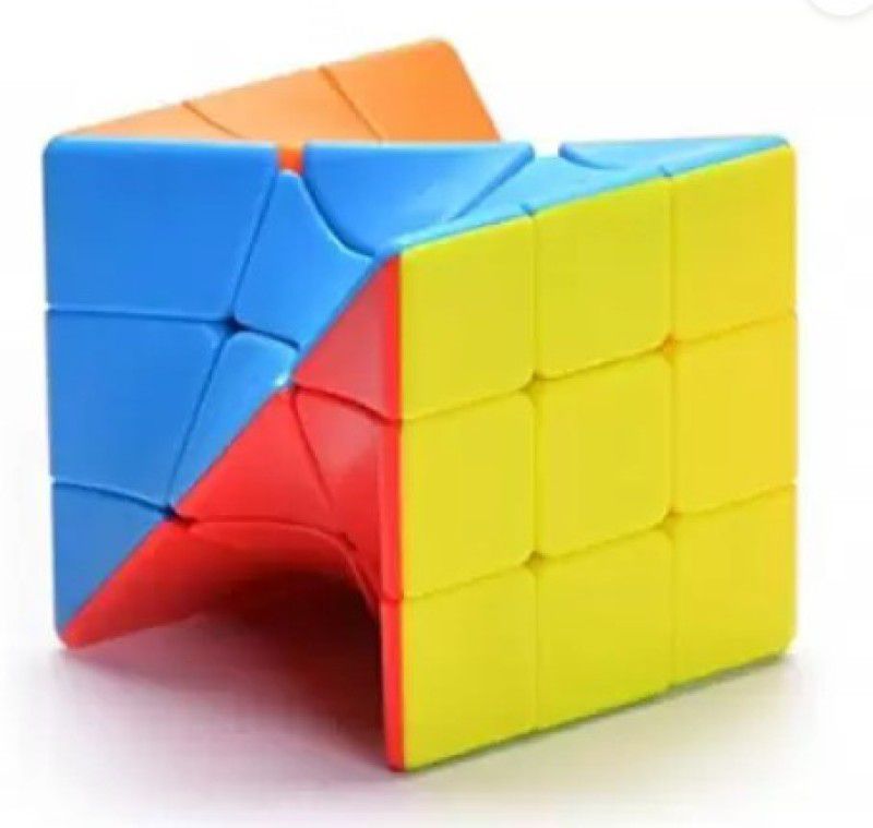 Intelligent Twisty 3x3 Stickerless Puzzle toy speed cube 5645  (1 Pieces)