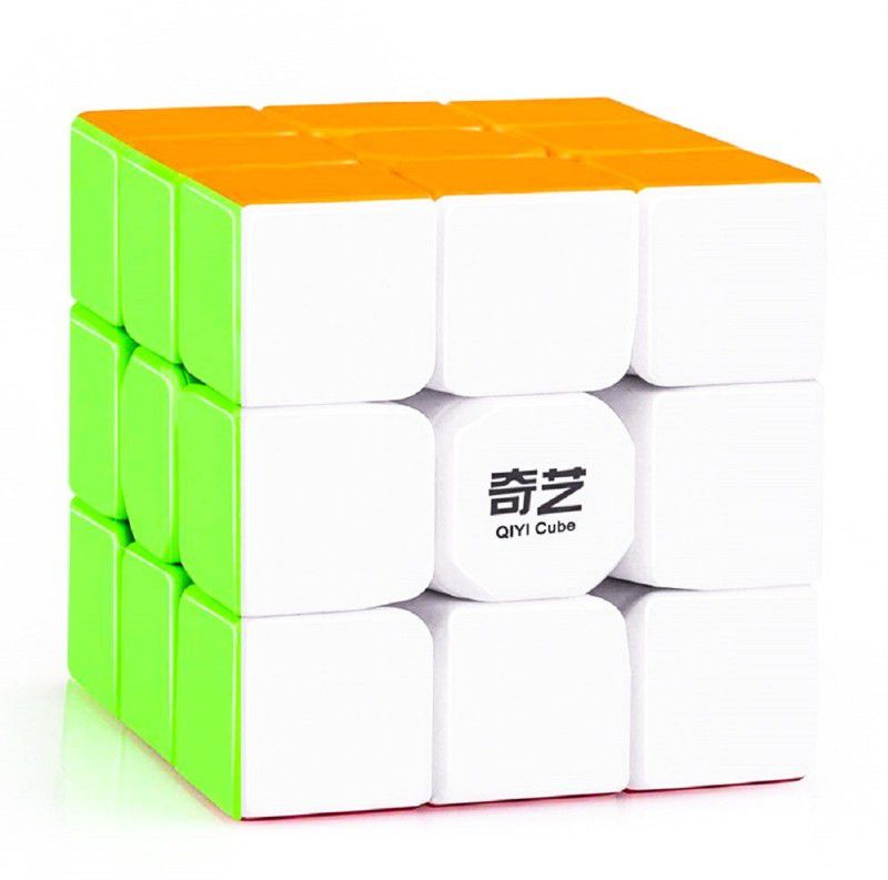 D ETERNAL Cube 3x3 Warrior W 3x3 High Speed Stickerless QIYI Magic Puzzle Cube  (1 Pieces)