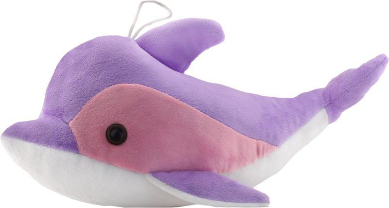 Miss & Chief by Flipkart Purple Dolphin Premium Soft Toy - 16 inch  (Purple)