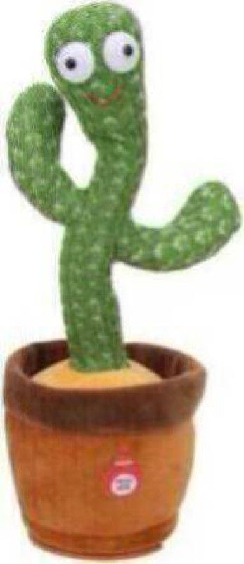 Kabeer enterprises New Dancing Cactus Repeat,& Talking Dancing Cactus Toy KE 320  (Multicolor)