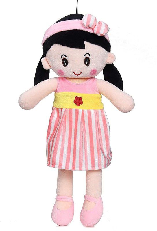 CREATIVEVILLA Light Pink Candy Rag Doll Stuffed Plush Soft Toy Doll Teddy Animal AST140750 - 50 cm  (Light Pink)