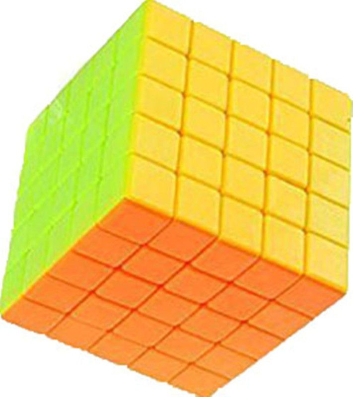 KITI KITS 5x5 Rubik's speed cube Sticker less Puzzle cube  (1 Pieces)