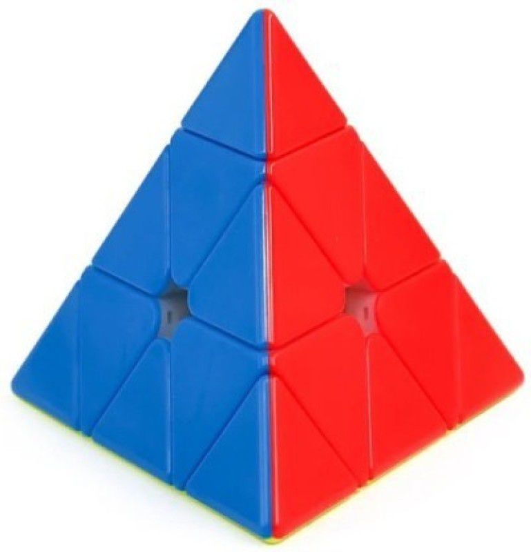 KCCOLLECTION High Speed Cube |3x3 Pyramid Triangle Magic Cube|Puzzle Educational kids toy  (1 Pieces)