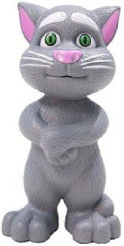 EZELO Talking Tom Cat (Grey)  (Grey)