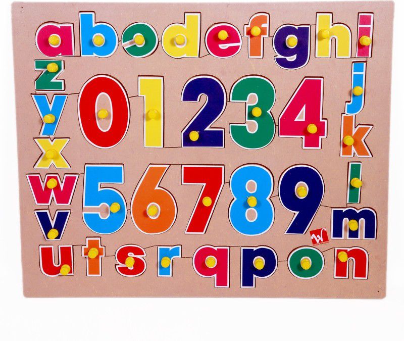 SALEOFF Small Alphabets & Numbers & 0 to 9 Learning & Educational Puzzle  (1 Pieces)