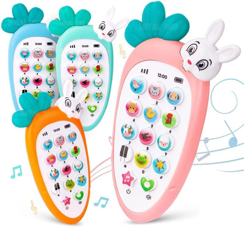 VBE Mobile Phone Kids Phone Small Toy Musical Toys Smart Light (Kimi Rabbit Phone)  (Multicolor)
