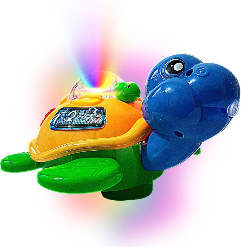 Kart In Box | Tortoise Toy | 3d Lightning Will Lighten Your Whole Room | Music | Projection  (Blue)