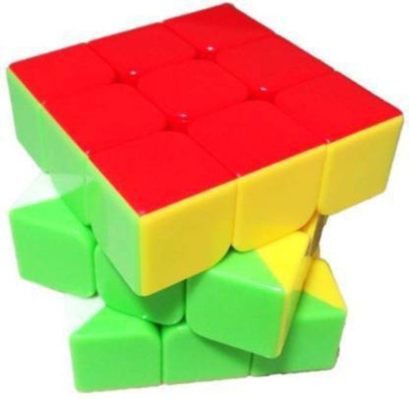 HAUSA07 High Speed Stickerless 3x3x3 Magic Cube Puzzle Game Toy | Best Birthday Gift for Kids Boy & Girl  (1 Pieces)