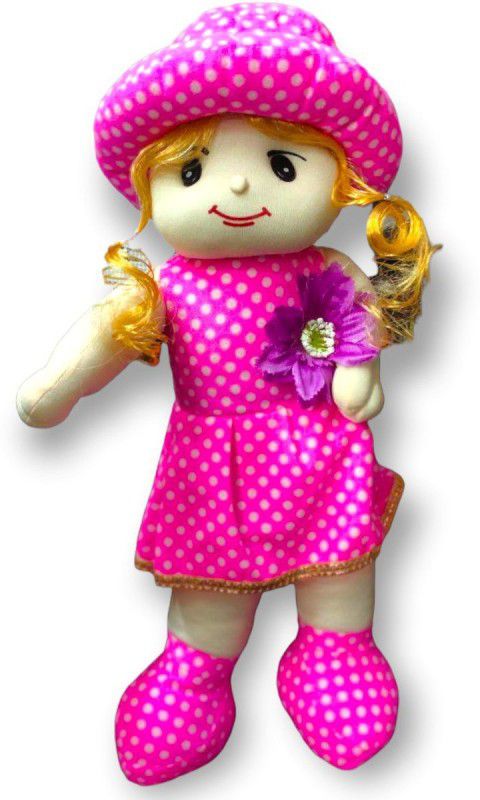 SABIRAT New Flower Doll –Washable Soft Plush Doll For Girls [Pack 1] - 50 cm  (Multicolor)