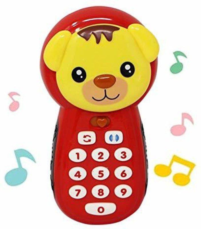 INDIAN LIFESTYLE Smart Phone Cordless Mobile Phone Toys Best Mobile Phone for Kids Flip Mobile Phone Small Phone Toy Musical Toys for Kids Smart Light Birthday Gifts for Boys,Girls-Expression Phone(Flip Phone)  (Multicolor)