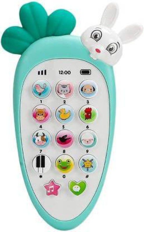 JVTS TRADEBOOK New Play Smart Phone Cordless Mobile Phone Toys Mobile Phone for Kids Phone Toy Musical Toys for Kids Kimi Rabbit Phone  (Multicolor)