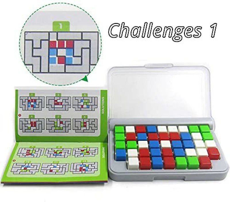 Globular IQ Games Puzzle(Square Block Puzzles) Cognitive Skill-Building Brain Teaser  (1 Pieces)