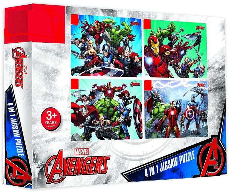 PEZYOX Marvel Avengers Team Jigsaw Puzzle  (140 Pieces)