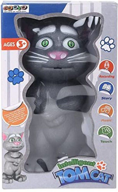 Anushka Toys Talking Tom Cat with Wonderful Voice for baby  (Multicolor)