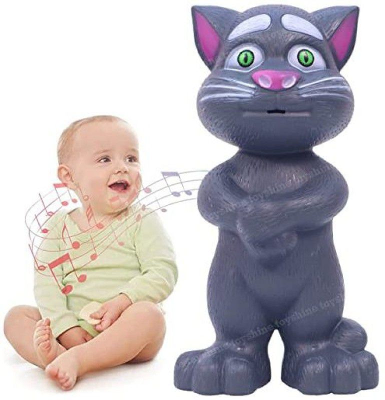 Anushka Toys Talking Cat Toy for Kids, What You Say Will Repeat Funny Learning  (Multicolor)