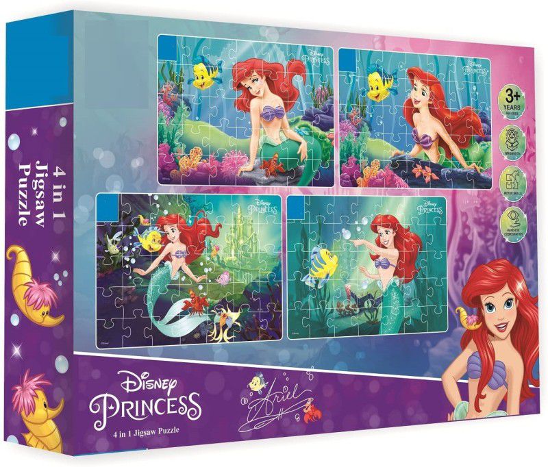 PEZYOX Disney Jigsaw Puzzle (Mermaid Ariel)  (140 Pieces)