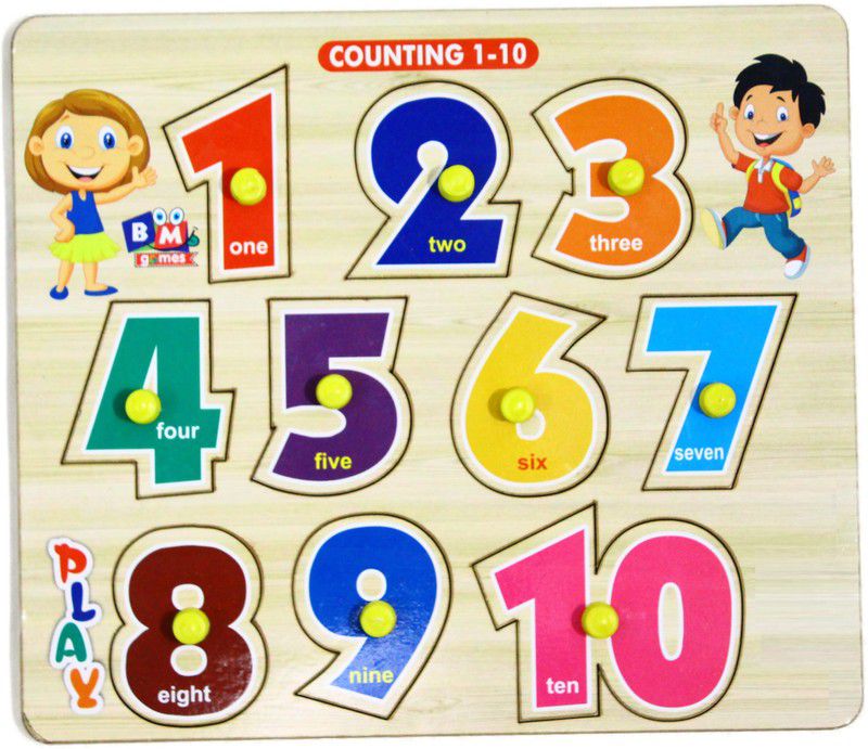 Quadrants 123 My First Learning Wooden Slat Consonants Puzzle Assembly Colorful Learning  (1 Pieces)