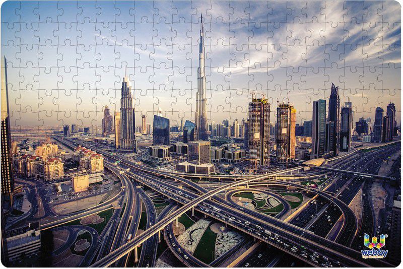 Webby Dubai Skyline Jigsaw Puzzle, 252 pieces  (252 Pieces)