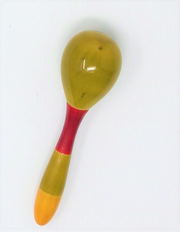 A And A Kreative Wooden Caribbean Rattle  (Multicolor)