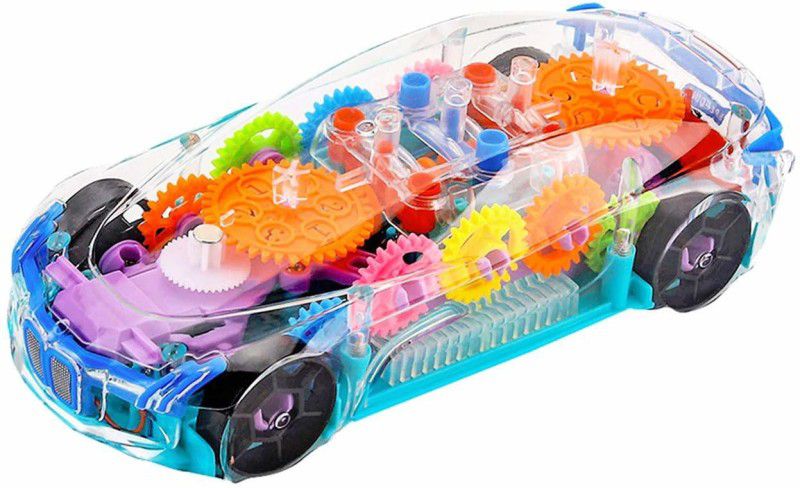 GoBaby Simulation Mechanical Car with Light & Sound  (Multicolor)
